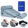 Lunix 4pcs Orthopedic Bed Wedge Pillow Set Post Surgery
