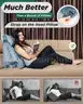 Lunix 4pcs Orthopedic Bed Wedge Pillow Set Post Surgery