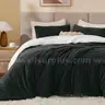 BEDELITE Fluffy King Size Comforter Set - Super Soft Sherpa