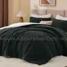 BEDELITE Fluffy King Size Comforter Set - Super Soft Sherpa