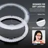 NEEWER 18 Inch Ring Light with Tripod Stand 55W Large LED