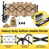 Sekey 48&#x27;&#x27;L Collapsible Foldable Extended Wagon with 440lbs
