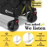 Sekey 48&#x27;&#x27;L Collapsible Foldable Extended Wagon with 440lbs
