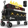 Sekey 48&#x27;&#x27;L Collapsible Foldable Extended Wagon with 440lbs