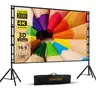 Projector Screen and StandTowond 150&#x22; Indoor Outdoor