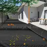 6.5FTx330FT 3.2oz Heavy Duty Weed Barrier Landscape Fabric