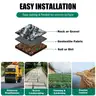6.5FTx330FT 3.2oz Heavy Duty Weed Barrier Landscape Fabric