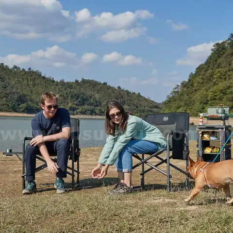 TIMBER RIDGE Aluminum Oversized Camping Chair Lightweight