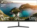 SANSUI Monitor 27 Inch IPS 100Hz Computer Monitor FHD