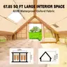 Inflatable Camping Tents 4-6 People67.81 Square Feets