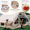 Inflatable Camping Tents 4-6 People67.81 Square Feets
