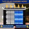 Qualirey 2 Piece Solar Powered Bug Zapper, Outdoor Waterproof
