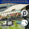 Qualirey 2 Piece Solar Powered Bug Zapper, Outdoor Waterproof