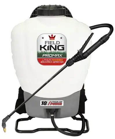 Field King 4 Gallon Professional Battery Powered Backpack Sprayer