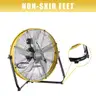 HiCFM 6300 CFM 20&#x22; Heavy Duty Shroud Fan with IP44