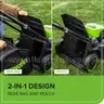 Greenworks 60V 17&#x22; Brushless Lawn Mower 4.0Ah