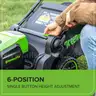 Greenworks 60V 17&#x22; Brushless Lawn Mower 4.0Ah