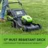 Greenworks 60V 17&#x22; Brushless Lawn Mower 4.0Ah