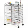 Simple Houseware Utility Cart with 15 Drawers Rolling