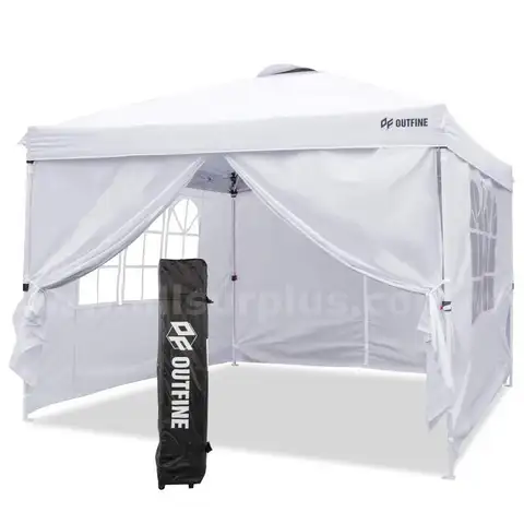 OUTFINE Canopy 10&#x27;x10&#x27; Pop Up Commercial Instant Gazebo