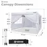 OUTFINE Canopy 10&#x27;x10&#x27; Pop Up Commercial Instant Gazebo