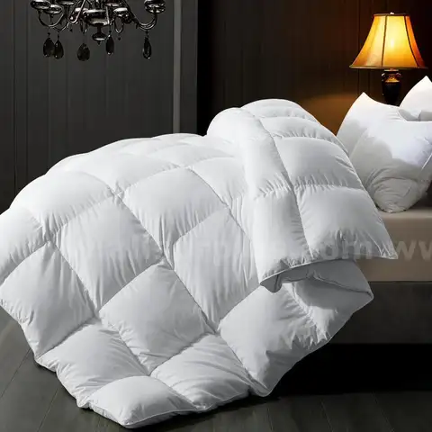 ELNIDO QUEEN Feather Comforter Oversized King Size Filled