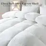 ELNIDO QUEEN Feather Comforter Oversized King Size Filled