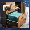 DEVAISE 3 Drawer Mobile File Cabinet Wood Lateral Filing