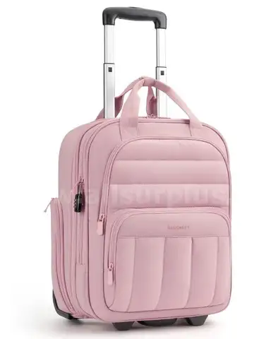 BAGSMART Underseat Carry on Luggage with Wheels 16-inch