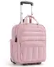 BAGSMART Underseat Carry on Luggage with Wheels 16-inch