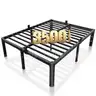 ROIL 18 Inch Queen Bed Frame with Rounded Corner
