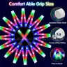 OLUPP 124 PCS Glow Sticks Foam Glow Sticks Foam Light up