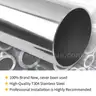 FGJQEFG 2.5&#x22; Straight DIY Custom Mandrel Exhaust Pipe