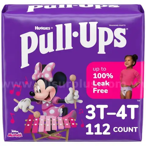 Pull-Ups Girls&#x27; Potty Training Pants Size 3T/4T
