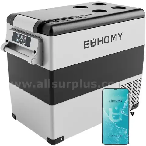 EUHOMY 12 Volt Refrigerator 59QT(55L) Electric Cooler 12V
