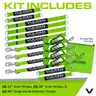VULCAN Complete Axle Strap Tie Down Kit with Snap Hook