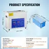 VEVOR Commercial Ultrasonic Cleaner 6L Professional