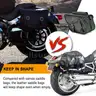 Dream Apparel Naked Cowhide Leather Motorcycle Saddle Bags