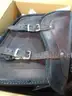 Dream Apparel Naked Cowhide Leather Motorcycle Saddle Bags