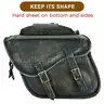 Dream Apparel Naked Cowhide Leather Motorcycle Saddle Bags