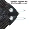 winemana Black Shade Cloth 30&#x27;x50&#x27; Mesh Tarp - Garden