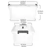 Cetomo Storage Bins on Handle Storage Box Plastic Tote