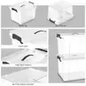 Cetomo Storage Bins on Handle Storage Box Plastic Tote
