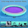 AWEMUFA 8ft Water Hammock 8 inches Thick Round Float Ring