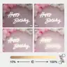 40&#x22;/23&#x22; Happy Birthday Neon Sign Large - Happy Birthday