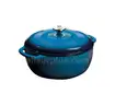 Lodge 6 Quart Enameled Cast Iron Dutch Oven with Lid