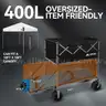 400L Foldable Double Decker Wagon Cart Collapsible