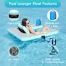 CALOBANA Inflatable Floating Chair Pool Float