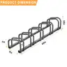 Ultrawall Bike Storage Rack for Garage, 5 Bikes Floor Bike