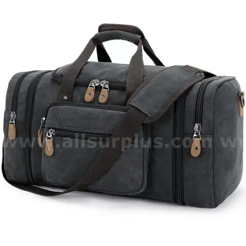 Gonex Canvas Duffle Bag for Travel 60L Expandable Duffel